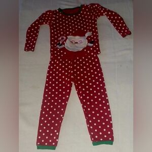 Red Christmas Pajamas Size 3T